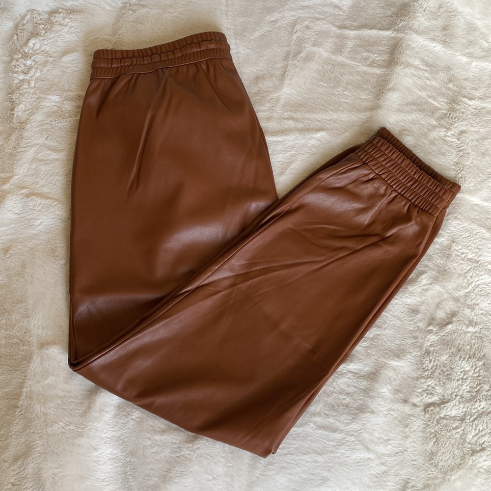 BR vegan leather jogger